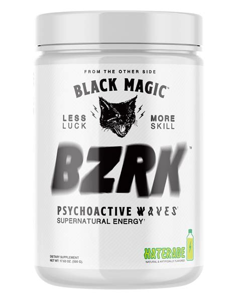 Feel Energized and Alive with Bzrk Black Magic Energy Booster